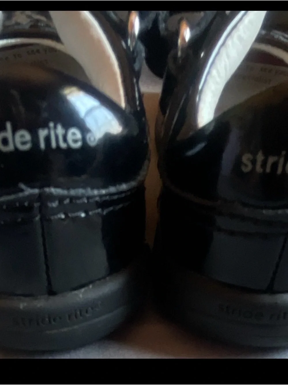 Stride Rite Black Patent Mary Jane Shoes for Kids